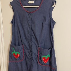 VINTAGE TUNIC STRAWBERRY DRESS